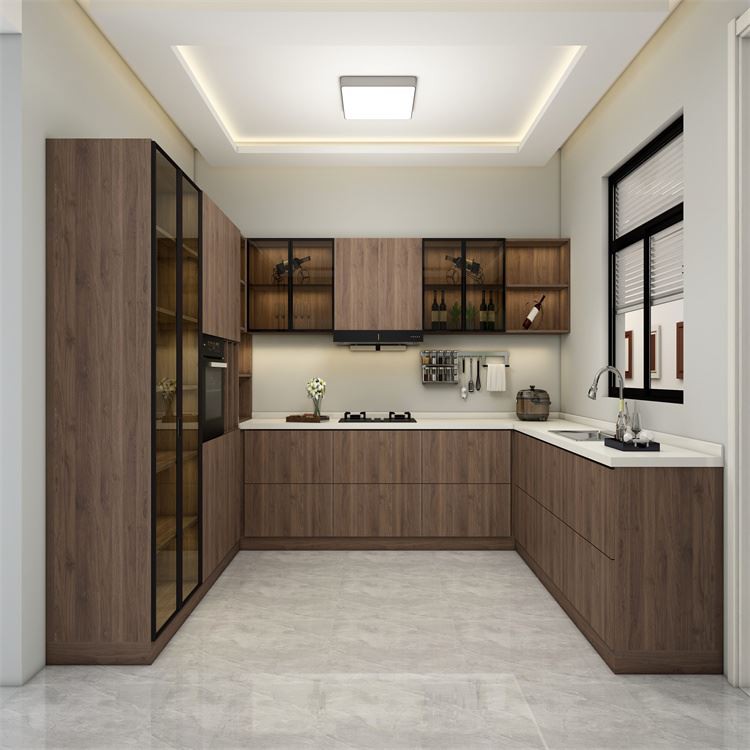 کابینت آلومینیومی U شکل